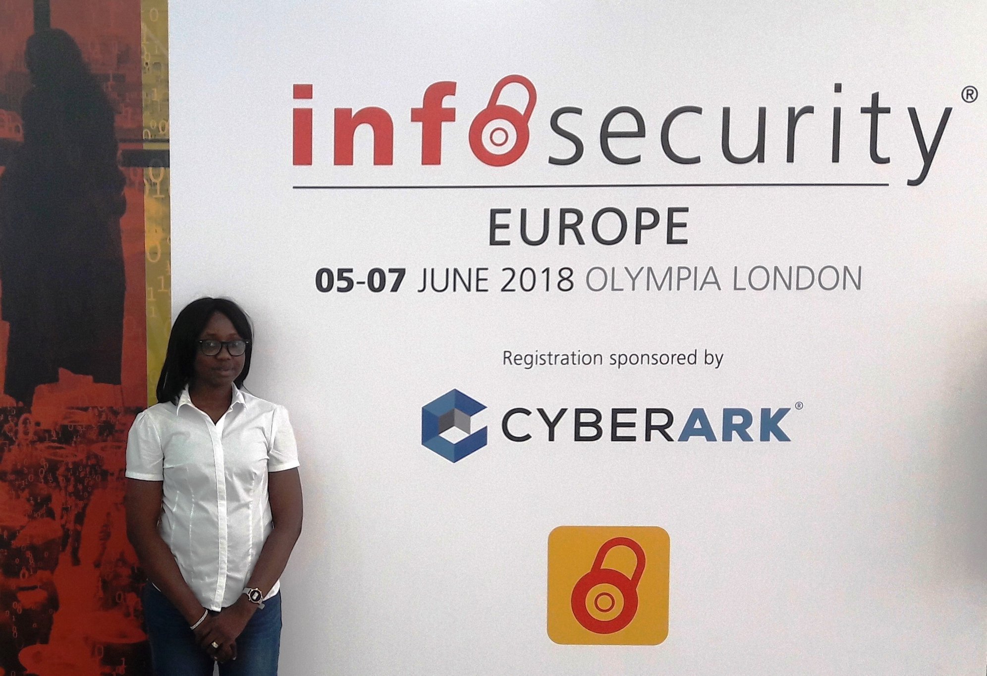 At The Olympia, London for InfosecurityEurope